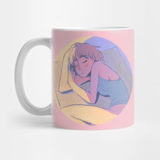 I sleep on the beach Mug